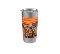 The Scream Art Funny Eagle Meme Stainless Steel Insulated Tumbler