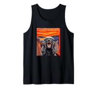 The Scream Art Funny Honey Badger Meme Tank Top