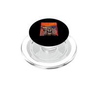 The scream art funny Jumping Spider meme PopSockets PopGrip for MagSafe