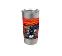 The Scream Art Funny Magpie Meme Stainless Steel Insulated Tumbler