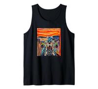 The Scream Art Funny Mantis Shrimp Meme Tank Top