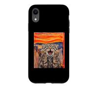 The scream art funny Pallas's Cat meme Case for iPhone XR