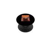 The scream art funny Red Panda meme PopSockets Adhesive PopGrip
