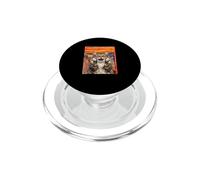 The scream art funny Siberian cat meme PopSockets PopGrip for MagSafe