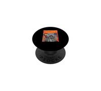 The scream art funny Snow Leopard meme PopSockets Adhesive PopGrip