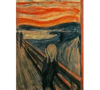 THE SCREAM canvas picture 16"x20" STRETCHED OVER PINE FRAME