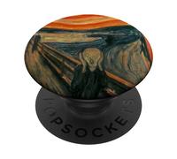 The Scream (Cry) of Munch Expressionism Art PopSockets Adhesive PopGrip