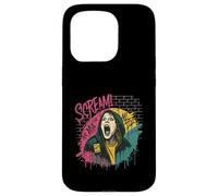 The Scream Graffiti Art Pop Culture Horror Street Style Case for iPhone 15 Pro