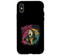 The Scream Graffiti Art Pop Culture Horror Street Style Case for iPhone X/XS