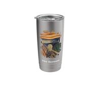 The Scream Grunge by Edvard Munch Stainless Steel Insulated Tumbler