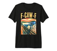 The Scream of Munch Expressionism F-CAW-F Premium T-Shirt