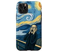 The Scream Starry Night Fusion Surrealist Expression Art Case for iPhone 11 Pro