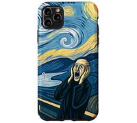 The Scream Starry Night Fusion Surrealist Expression Art Case for iPhone 11 Pro Max