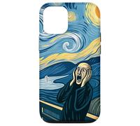 The Scream Starry Night Fusion Surrealist Expression Art Case for iPhone 12/12 Pro