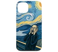 The Scream Starry Night Fusion Surrealist Expression Art Case for iPhone 13