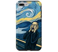 The Scream Starry Night Fusion Surrealist Expression Art Case for iPhone 7 Plus/8 Plus