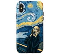 The Scream Starry Night Fusion Surrealist Expression Art Case for iPhone X/XS