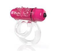 The Screaming O 4T DoubleO 6 Super Powered Vibrating Double Cock Ring - Kiwi