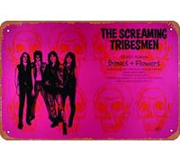 The Screaming Tribesman Funny Metal Novelty Tin Sign Metal Retro Wall Decor for Home,Street,Bars,Restaurants,Cafes,Store Sign Gift 12 X 8 INCH Metal Sign