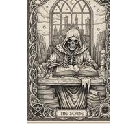 The Scribe: Gothic Skull Tarot Card Notebook | Dark Academia & Grunge Aesthetic | Wide Ruled Journal for Horror Fans | 100 Pages (6x9)