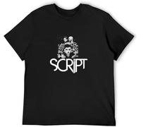 The Script Band Mens T Shirt Black
