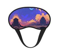 The sea at Sunset Sleep Mask Soft Eye MaskBlindfold Eyeshade Smooth Comfortable Eye Cover with