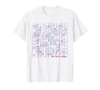 The Sea is Calling Coastal Shell Beach Lover Aesthetic T-Shirt