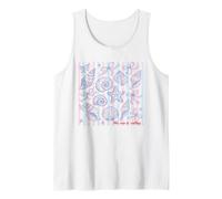 The Sea is Calling Coastal Shell Beach Lover Aesthetic Tank Top