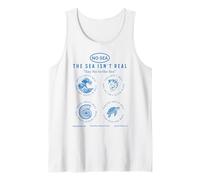 The Sea Isn't Real Funny Conspiracy Tank Top
