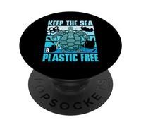 The Sea Plastic Free Keep Pollution Ocean Environmental Protection PopSockets Adhesive PopGrip
