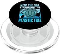 The Sea Plastic Free Keep Pollution Ocean Environmental Protection PopSockets PopGrip for MagSafe