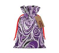 The Sea Witch Inspired Christmas Drawstring Gift Bag Santa Sack With Cards