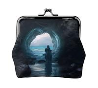 The Sea Witch Inspired Print Change Purse Women's Coin Purse Small Pouches with Kiss Lock,for Coins Cards Small Items