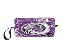 (The sea Witch Inspired) Print Compact Travel Pouch - Lightweight Handheld Organizer, 600d Oxford Fabric & Foam Padding, Gym Essentials