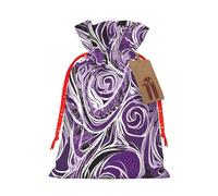 The Sea Witch Inspired Print Drawstring Bags Burlap Gifts Bag With Drawstring Gift Bags For Wedding/Party/Festival/Storage