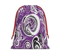 the sea witch inspired -Print Drawstring Gifts Bags S Size - Soft Flannel Fabric Reusable For Wedding Party Favors Gifts Packaging