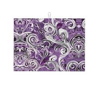 The Sea Witch Inspired Print Kitchen Tableware Drying Pad Microfiber Absorbent Dishes Drainer Mats , 18x24 In.