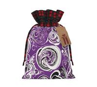 the sea witch inspired -Print Multi-Colored Burlap Drawstring Pouches, Eco-Friendly Bags For Parties Wedding Favors Packaging S Size