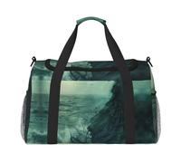 the sea witch inspired print Overnight Bags for Women and Men Shoulder Bag Carry On Bag for Traveling Travel Essentials, Black, One Size