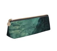 The sea Witch Inspired Print Student Pencil Case Large Capacity Triangle Pouch Daily Essentials School College