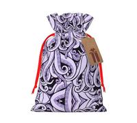 The Sea Witch Inspired Printed Drawstring Gift Bags,Various Sizes, Bulk Plastic Packaging Bags