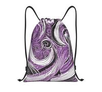 The Sea Witch Inspired Title: Lightweight Drawstring Duffel Bag â€“ Water-Resistant Foldable Gym Sack with Adjustable Shoulder Strap, Ideal for Sports, Yoga, Travel and School