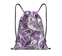 The Sea Witch Inspired Title: Lightweight Drawstring Duffel Bag â€“ Water-Resistant Foldable Gym Sack with Adjustable Shoulder Strap, Ideal for Sports, Yoga, Travel and School