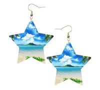 The Sea Women's Fashion Earrings, Celestial Dangle Earrings, Star Shape Jewelry for a Versatile
