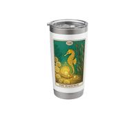 The Seahorse Tarot Card Stainless Steel Insulated Tumbler