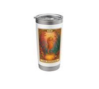The Seahorse Tarot Card Stainless Steel Insulated Tumbler