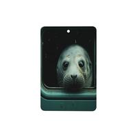 The Seals in the cabin 4 Pcs Car Air Freshener Cards, Hanging Disposable Card Fresheners for Vehicles, Lavender Scented