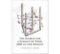 The Search for a Science of Verse, 1880 to the Present