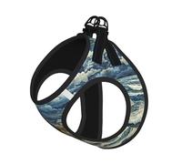 The Seaside Lighthouse Print Dog Harness Adjustable Walk Puppy Harnesses Leash Clips Pet Harnesses Training Pet Vest