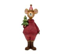 The Seasonal Gift Co - A Christmas Jumper Mouse - Decorative Figurine - Regal Tidings - Whimsical Christmas Home Decor & Homeware Gifting Present for Xmas, Festive Season Gift For Love & Gratitude.